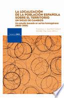 libro La Localización De La Población Española Sobre El Territorio
