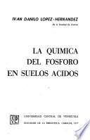 libro La Química Del Fósforo En Suelos ácidos
