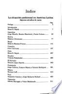 libro La Situación Ambiental En América Latina