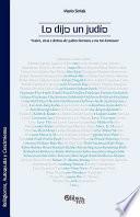 libro Lo Dijo Un Judio