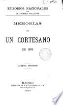 libro Memorias De Un Cortesano De 1815