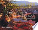 libro Mexican Light/cocina Mexicana Ligera