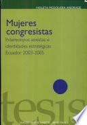 libro Mujeres Congresistas