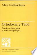 libro Ortodoxia Y Tabú
