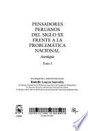 libro Pensadores Peruanos Del Siglo Xx Frente A La Problemática Nacional