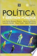 libro Política Y Gestión Pública