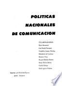 libro Políticas Nacionales De Comunicación