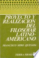 libro Proyecto Y Realización Del Filosofar Latinoamericano