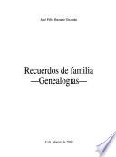 libro Recuerdos De Familia