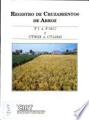 libro Registro De Cruzamientos De Arroz