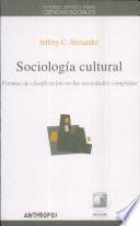 libro Sociología Cultural