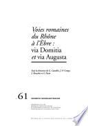 libro Voies Romaines Du Rhône à L Èbre
