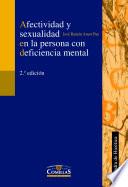 libro Afectividad Y Sexualidad En La Persona Con Deficiencia Mental