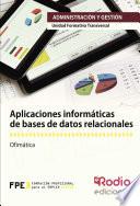 libro Aplicaciones Informáticas De Bases De Datos Relacionales
