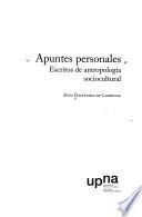 libro Apuntes Personales