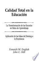 libro Calidad Total En La Educación