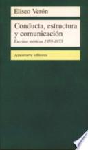 libro Conducta, Estructura Y Comunicación