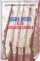 libro Diario íntimo De La Revolución Española