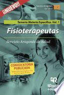 libro Fisioterapeutas. Temario Materia Específica. Volumen 1. Servicio Aragonés De Salud