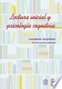 libro Lectura Inicial Y Psicología Cognitiva