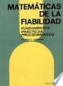 libro Matemáticas De La Fiabilidad