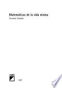libro Matemáticas De La Vida Misma