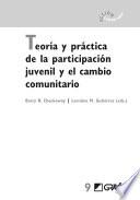 libro Teoría Y Práctica De La Participación Juvenil Y El Cambio Comunitario