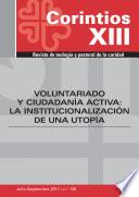 libro Voluntariado Y Ciudadanía Activa: La Institucionalización De Una Utopía