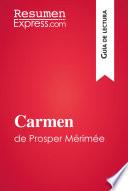 libro Carmen De Prosper Mérimée (guía De Lectura)