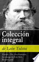 libro Colección Integral De León Tolstoi (guerra Y Paz, Ana Karenina, La Muerte De Iván Ilich, Resurrección)