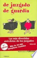 libro De Juzgado De Guardia