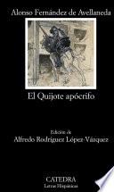 libro El Quijote Apócrifo