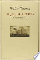 libro Hojas De Hierba & Selección De Prosas