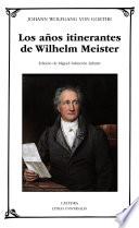 libro Los Años Itinerantes De Wilhelm Meister