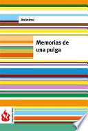 libro Memorias De Una Pulga (low Cost). Edición Limitada