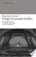 libro Trilogía Las Grandes Familias