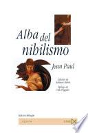 libro Alba Del Nihilismo