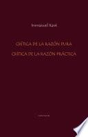 libro Crítica De La Razón Pura Y Crítica De La Razón Práctica