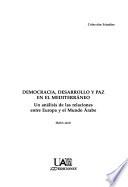 libro Democracia, Desarrollo Y Paz En El Mediterráneo