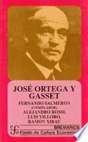 libro José Ortega Y Gasset