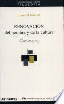 libro Renovación Del Hombre Y De La Cultura
