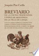 libro Breviario De La Cocina Tradicional Y Popular Aragonesa De La Villa De Lanaja