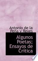 libro Algunos Poetas