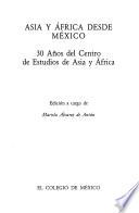 libro Asia Y África Desde México