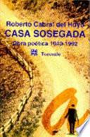 libro Casa Sosegada