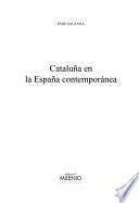 libro Cataluña En La España Contemporánea