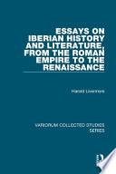libro Essays On Iberian History And Literature, From The Roman Empire To The Renaissance