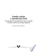 libro Familia, Trabajo Y Reproducción Social