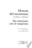 libro Historia Del Navarrismo (1841 1936)