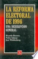 libro La Reforma Electoral De 1996